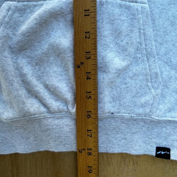 WEST LYFE SUPER SOFT COZY FISH GRAPHIC Women’s Heather Gray Pullover Hoodie sz S - Picture 8 of 9